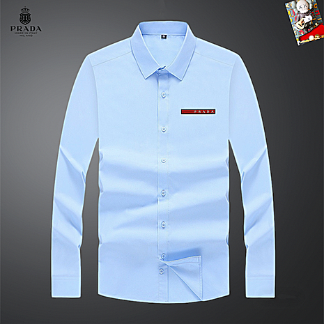 Prada Shirts for Prada long-sleeved shirts for men #800169 replica
