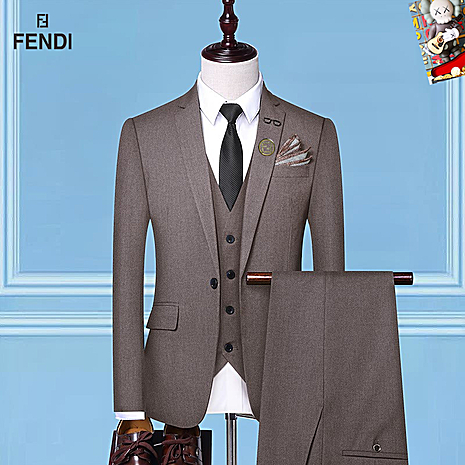 Fendi men's 3 piece Sets suits #800621 replica