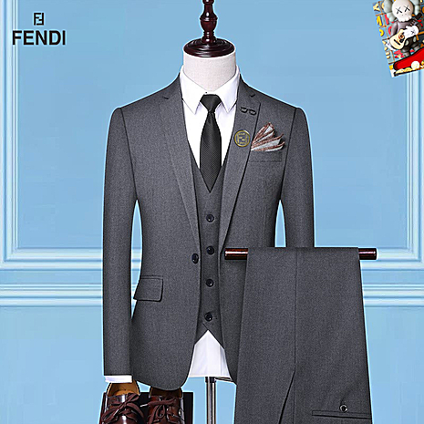 Fendi men's 3 piece Sets suits #800622 replica