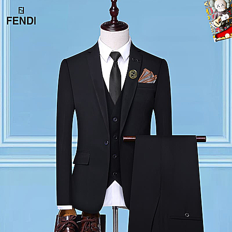 Fendi men's 3 piece Sets suits #800623 replica