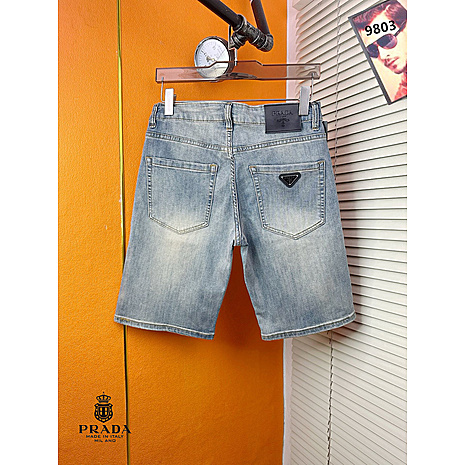 Prada Jeans for Prada Short Jeans for men #800694 replica