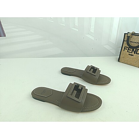 Fendi shoes for Fendi slippers for women #802364 replica
