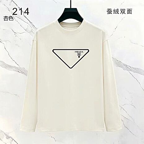 Prada Long-sleeved T-shirts for Men #802698 replica