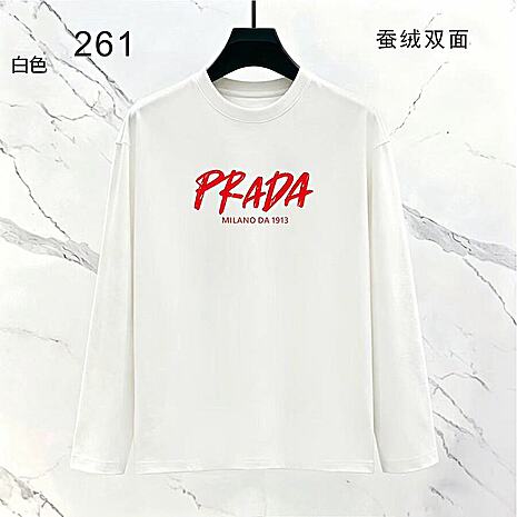 Prada Long-sleeved T-shirts for Men #802699 replica