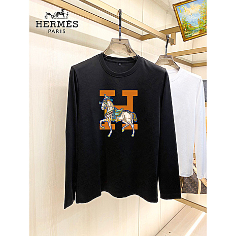 HERMES Long-Sleeved T-shirts for MEN #803152 replica