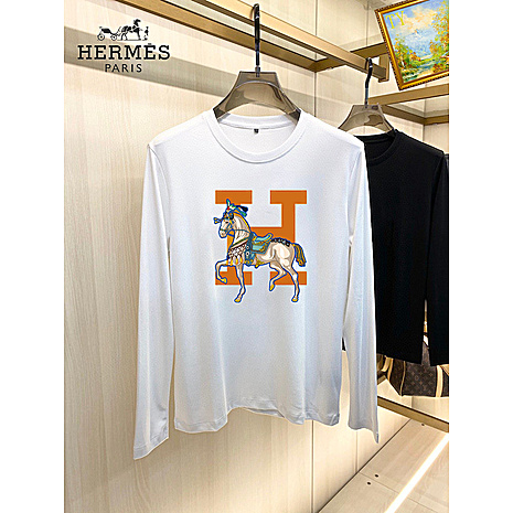 HERMES Long-Sleeved T-shirts for MEN #803153 replica