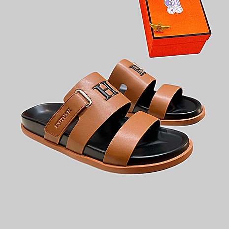 HERMES Shoes for Men's HERMES Slippers #803158 replica