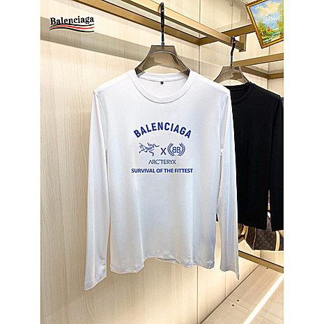 Balenciaga Long-Sleeved T-Shirts for Men #803576 replica