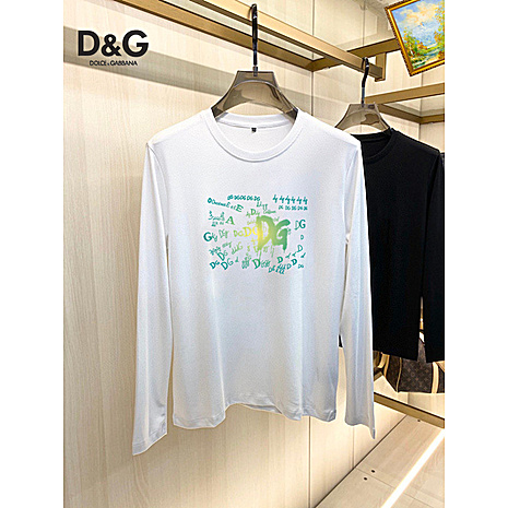 D&G Long Sleeved T-shirts for Men #804093 replica