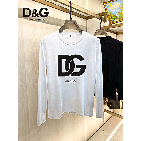 D&G Long Sleeved T-shirts for Men #804095 replica