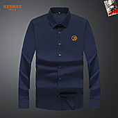 US$37.00 HERMES shirts for HERMES long sleeved shirts for men #799909