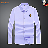 US$37.00 HERMES shirts for HERMES long sleeved shirts for men #799910