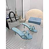US$77.00 Prada 8.5cm High-heeled shoes for women #801779
