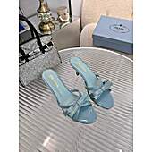 US$77.00 Prada 8.5cm High-heeled shoes for women #801779