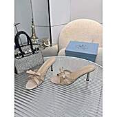 US$77.00 Prada 8.5cm High-heeled shoes for women #801788