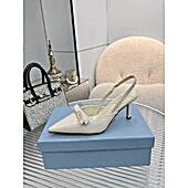 US$80.00 Prada 8.5cm High-heeled shoes for women #801794