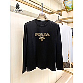 US$29.00 Prada Long-sleeved T-shirts for Men #803627