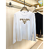 US$29.00 Prada Long-sleeved T-shirts for Men #803628
