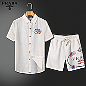 US$61.00 Prada Tracksuits for Prada Short Tracksuits for men #803632