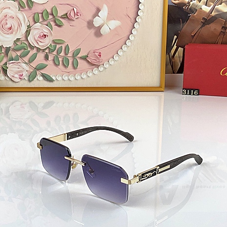 cartier AAA+ Sunglasses #805056 replica