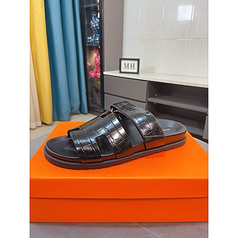HERMES Shoes for Men's HERMES Slippers #808149 replica