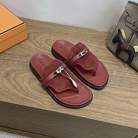 HERMES Shoes for HERMES slippers for women #808589 replica