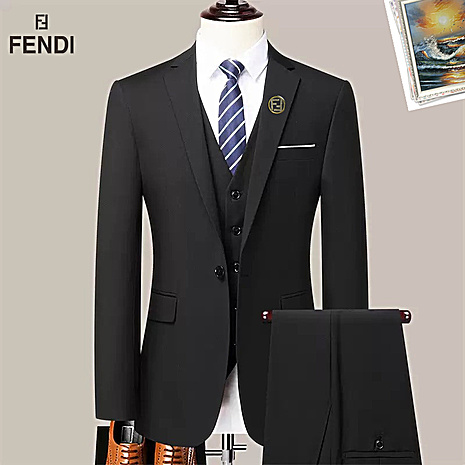 Fendi men's 3 piece Sets suits #808668 replica