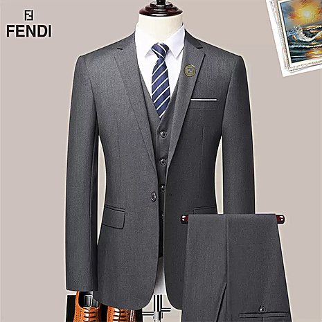 Fendi men's 3 piece Sets suits #808669 replica