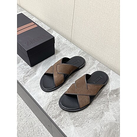 ZEGNA shoes for Men's ZEGNA Slippers #809278 replica