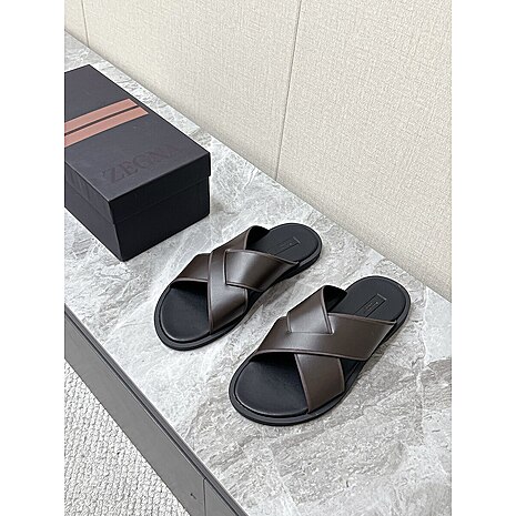 ZEGNA shoes for Men's ZEGNA Slippers #809279 replica