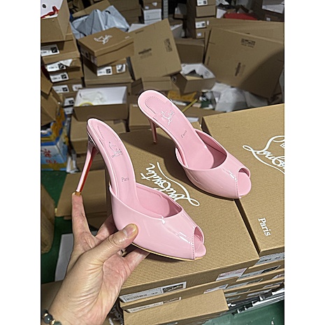 christian louboutin 10cm High-heeled shoes for women #810685 replica