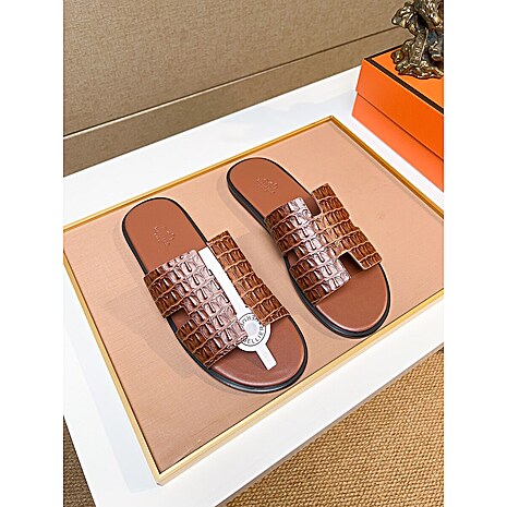 HERMES Shoes for Men's HERMES Slippers #811274 replica