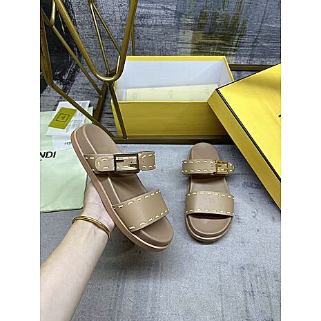 Fendi shoes for Fendi slippers for women #811722 replica