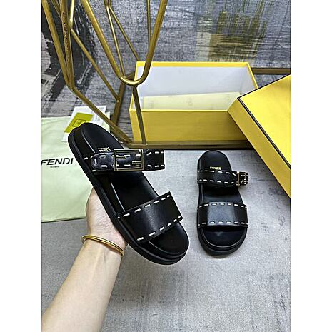 Fendi shoes for Fendi slippers for women #811724 replica