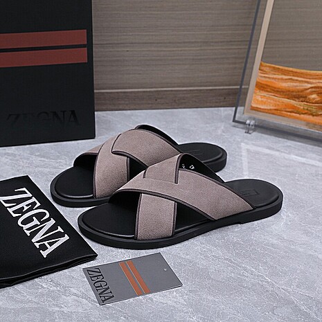 ZEGNA shoes for Men's ZEGNA Slippers #811749 replica