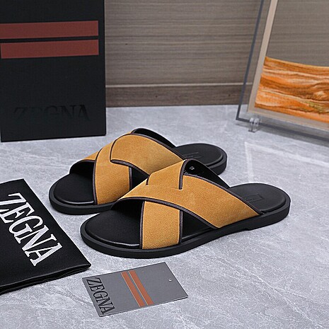 ZEGNA shoes for Men's ZEGNA Slippers #811750 replica