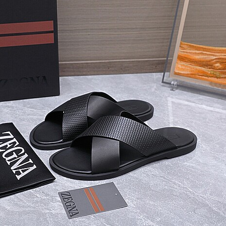 ZEGNA shoes for Men's ZEGNA Slippers #811751 replica