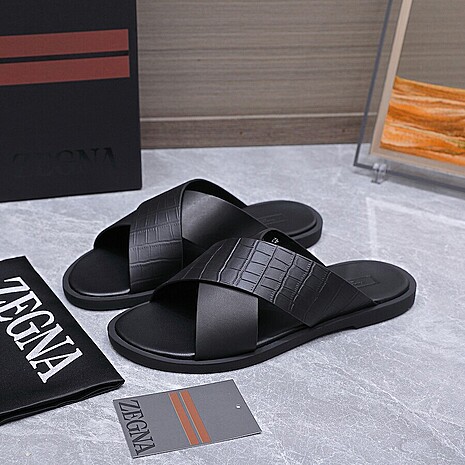 ZEGNA shoes for Men's ZEGNA Slippers #811753 replica