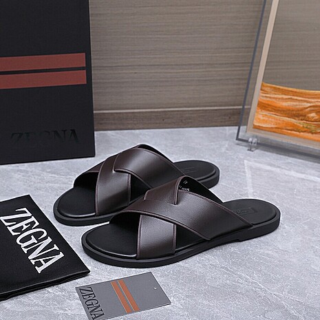 ZEGNA shoes for Men's ZEGNA Slippers #811757 replica