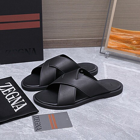 ZEGNA shoes for Men's ZEGNA Slippers #811759 replica