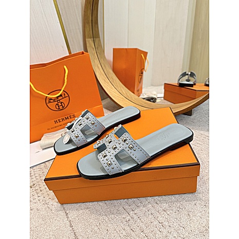HERMES Shoes for HERMES slippers for women #812028 replica