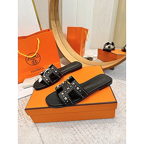 HERMES Shoes for HERMES slippers for women #812032 replica