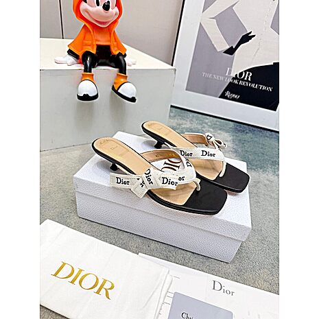 Dior 3cm High-heeled slippers for women #813096 replica