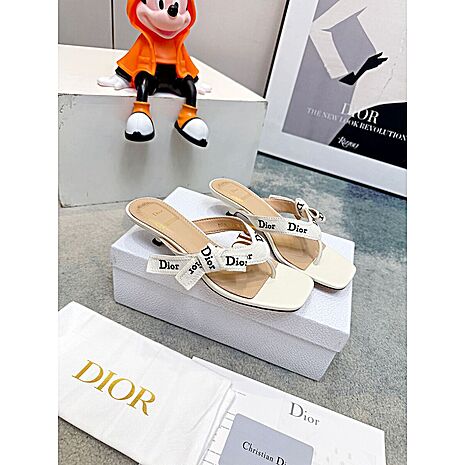 Dior 3cm High-heeled slippers for women #813097 replica