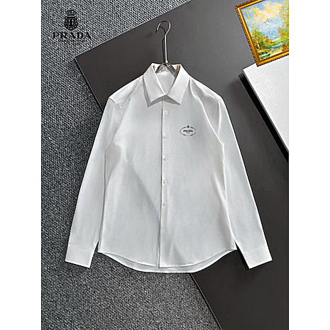 Prada Shirts for Prada long-sleeved shirts for men #813549 replica