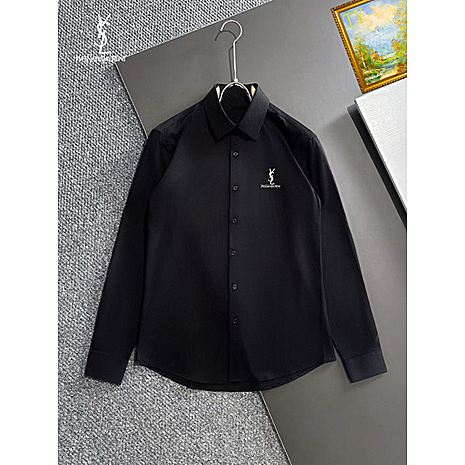 YSL Shirts for YSL Long sleeved shirts for men #813937 replica