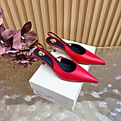 US$111.00 YSL 6.5cm High-heeled shoes for women #805400