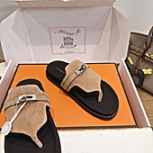 US$130.00 HERMES Shoes for HERMES slippers for women #808593