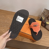 US$130.00 HERMES Shoes for HERMES slippers for women #808602