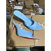 US$77.00 christian louboutin 10cm High-heeled shoes for women #810690